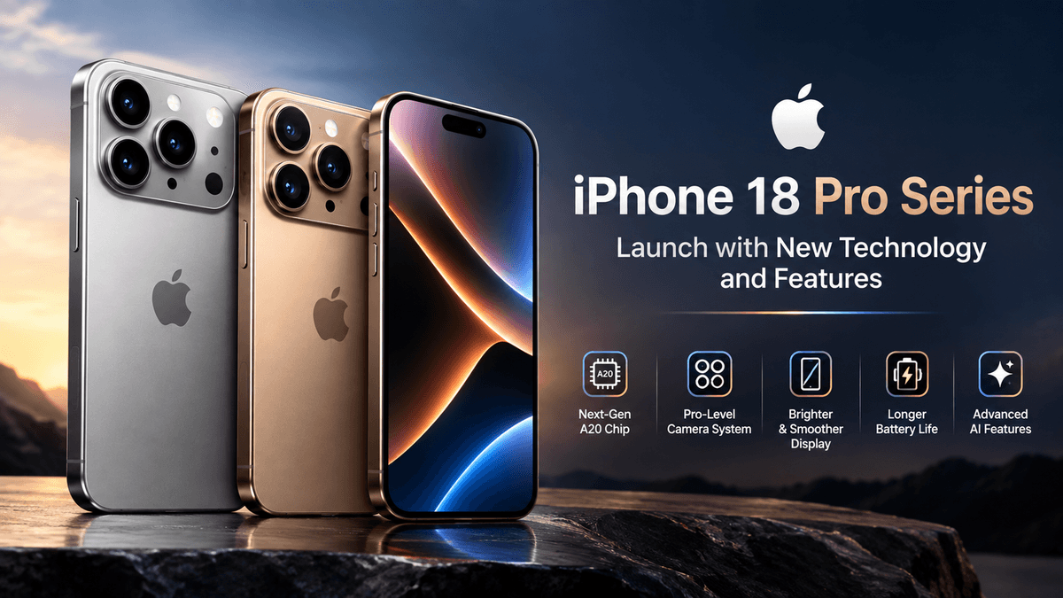 iPhone 18 Pro Series: Launch with New Technology and Features iPhone 18 Pro Series: Launch with New Technology and Features