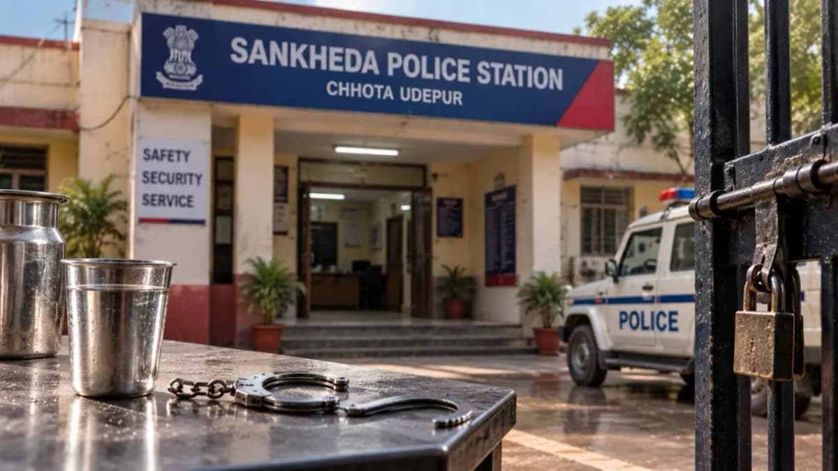 Robbery and Extortion Accused Escapes Sankheda Police Custody