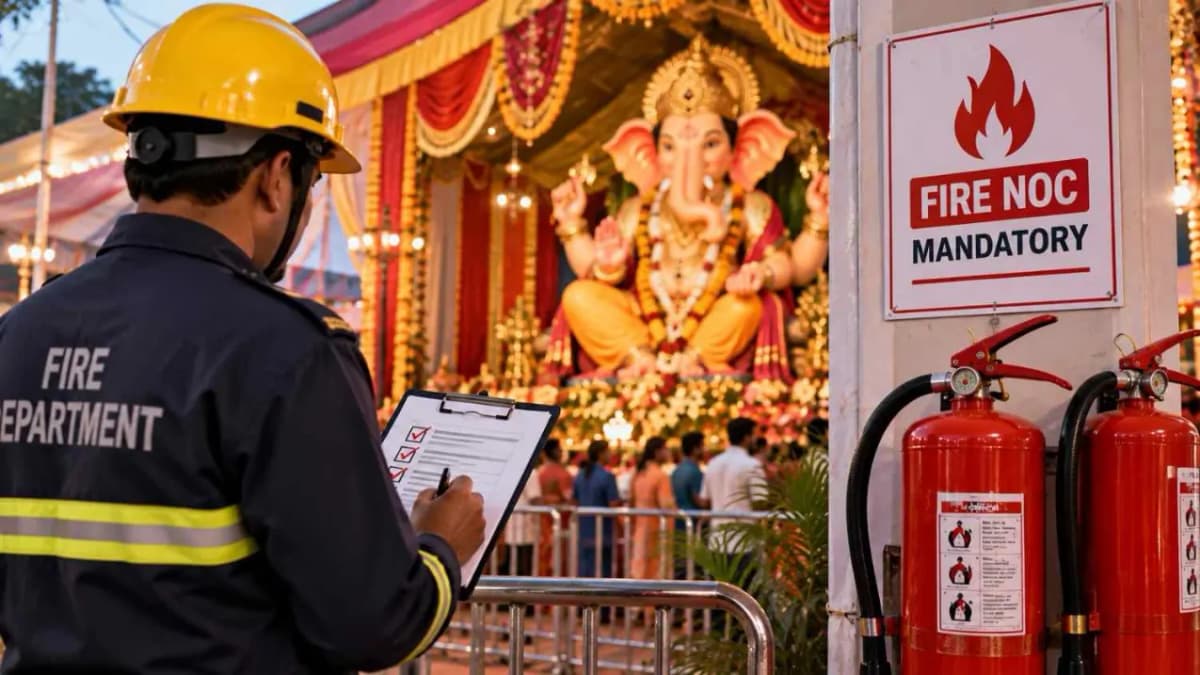 Gujarat Tightens Fire Safety Rules For Ganesh Pandals
