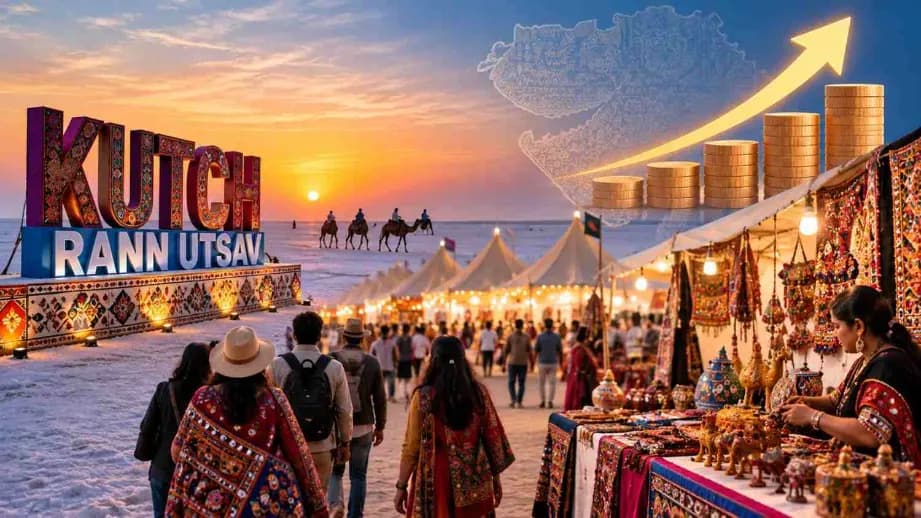 Kutch Rann Utsav Attracts Over 10.41 Lakh Tourists, Craft Income Rises 73% Kutch Rann Utsav Attracts Over 10.41 Lakh Tourists, Craft Income Rises 73%