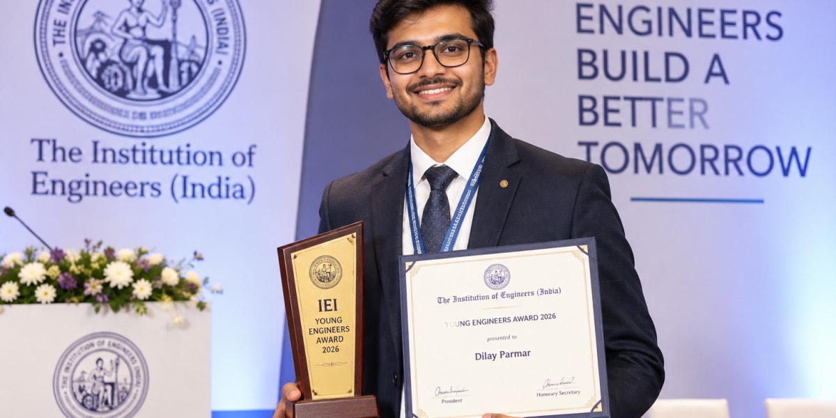 Dilay Parmar Receives IEI Young Engineers Award 2026 Dilay Parmar Receives IEI Young Engineers Award 2026