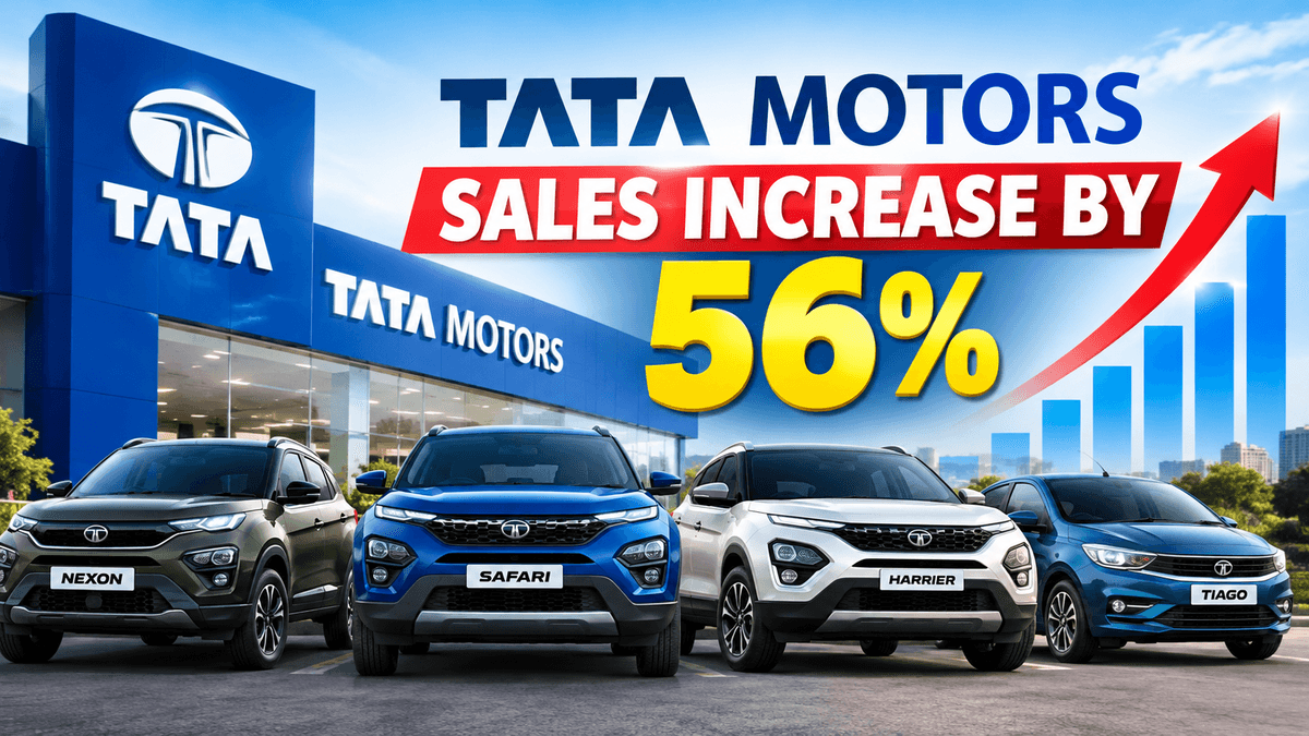 Tata Motors Sales Increase by 56% Tata Motors Sales Increase by 56%