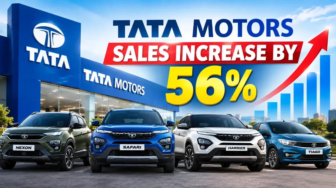 Tata Motors Sales Increase by 56% Tata Motors Sales Increase by 56%