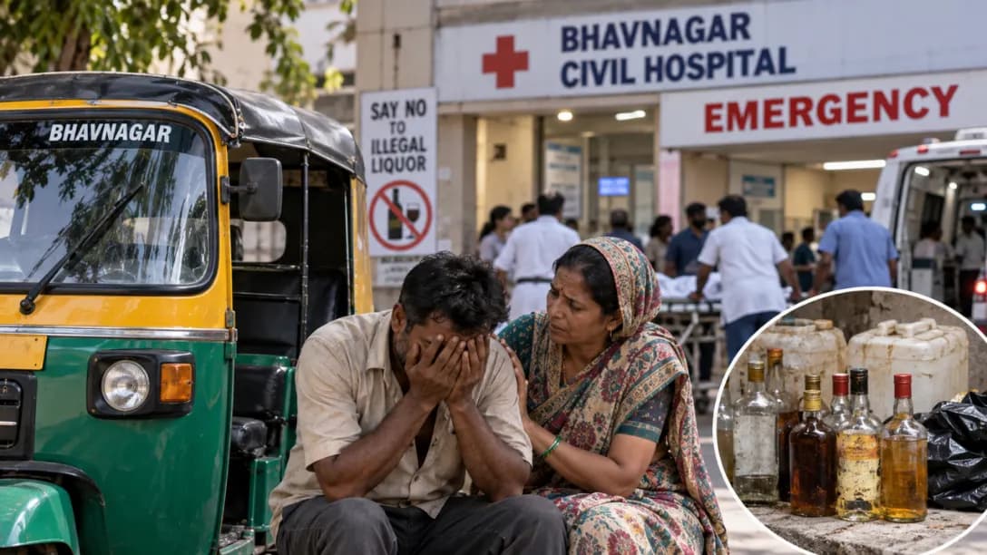 Rickshaw Driver Dies Due to Toxic Alcohol in Bhavnagar Rickshaw Driver Dies Due to Toxic Alcohol in Bhavnagar