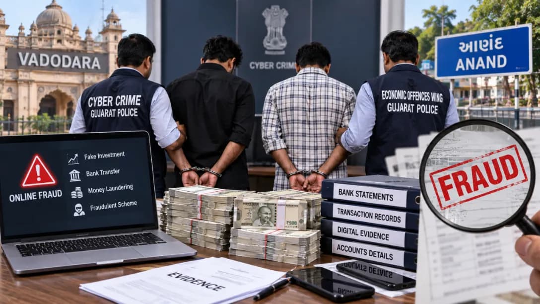Fraud Case of ₹9.5 Million by Individuals from Vadodara and Anand Fraud Case of ₹9.5 Million by Individuals from Vadodara and Anand