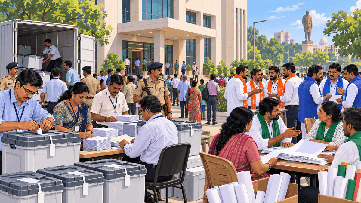 Gandhinagar Municipal Corporation Election Dates Announced, All Parties Busy Preparing Gandhinagar Municipal Corporation Election Dates Announced, All Parties Busy Preparing