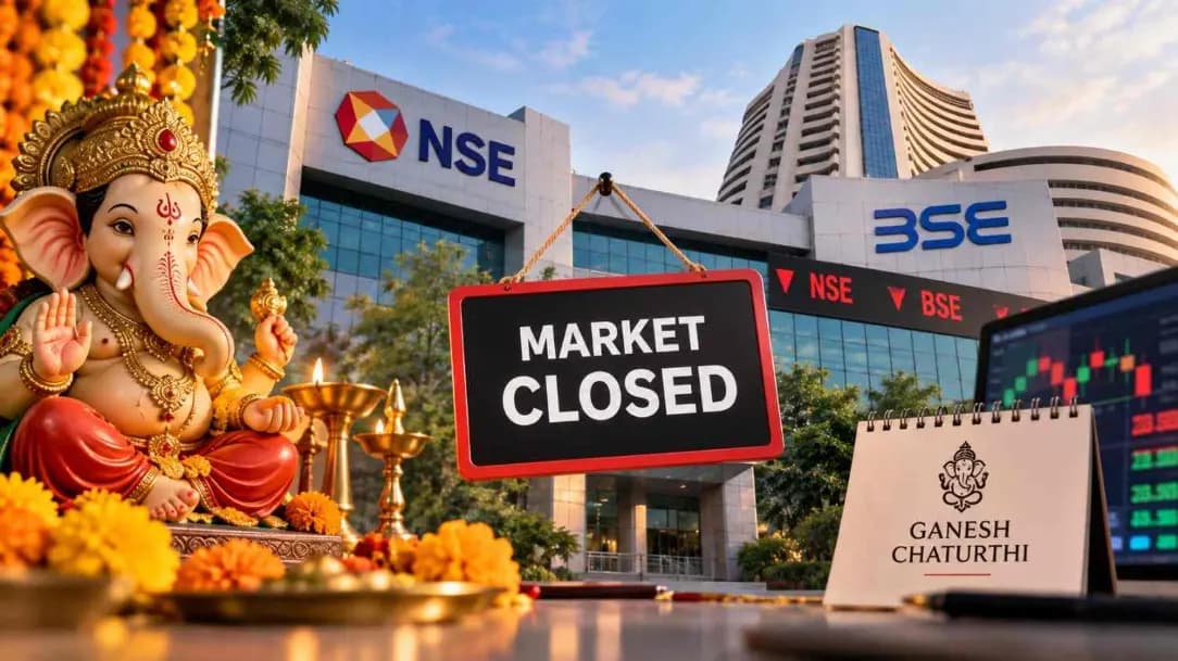 Stock Market Closed Today: NSE BSE Shut for Ganesh Chaturthi Stock Market Closed Today: NSE BSE Shut for Ganesh Chaturthi