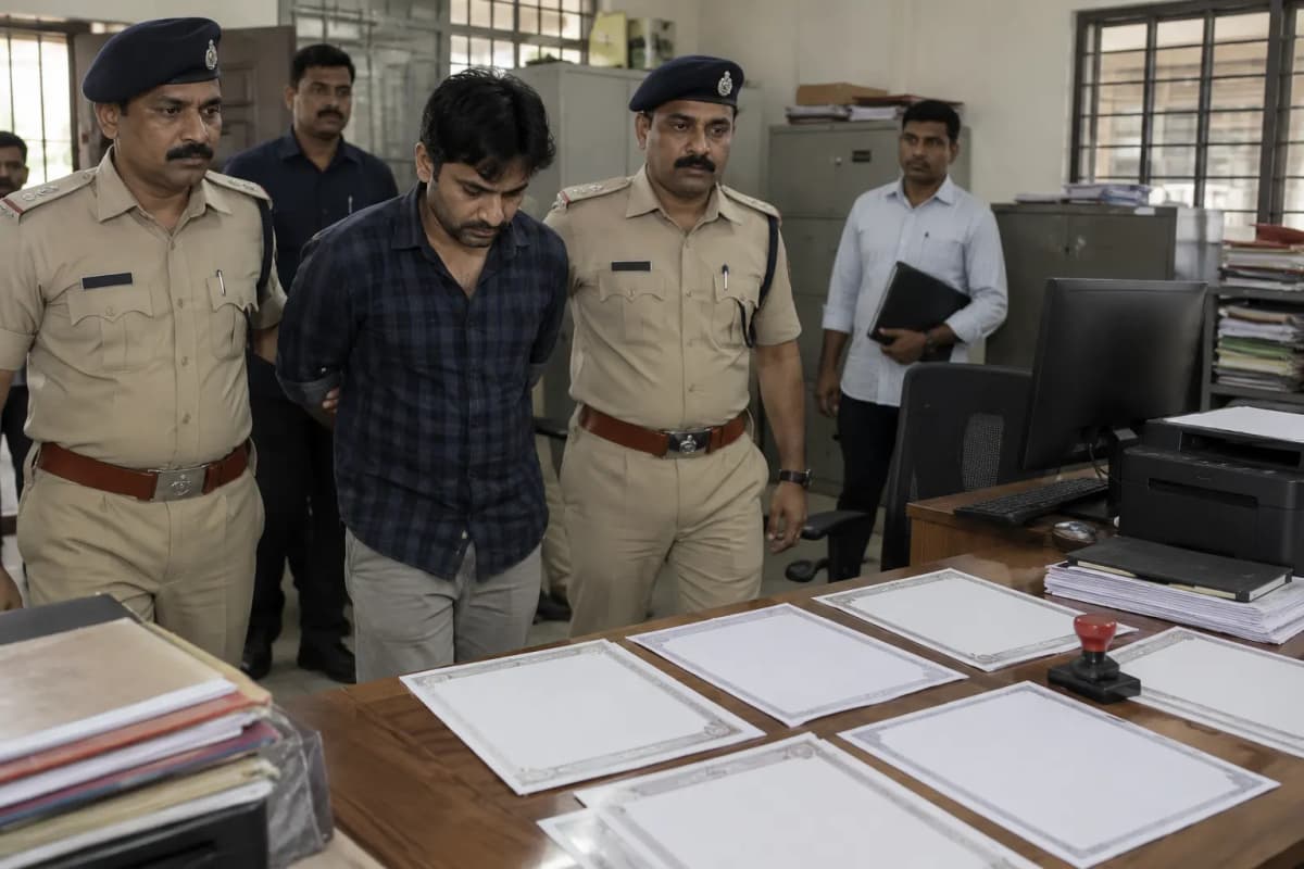 Man Arrested for Creating Fake Death Certificate in Ahmedabad