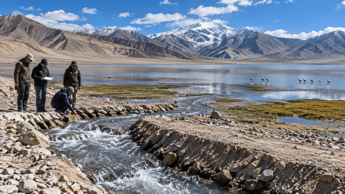 Unique Initiative to Revive Tso Kar Lake in Ladakh Unique Initiative to Revive Tso Kar Lake in Ladakh