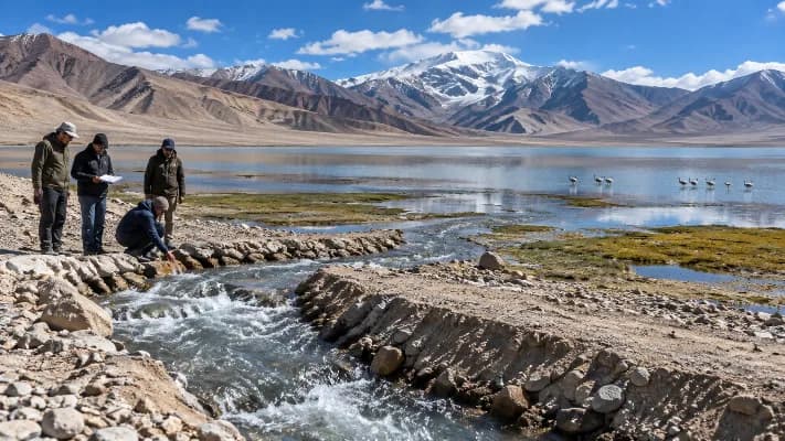 Unique Initiative to Revive Tso Kar Lake in Ladakh
