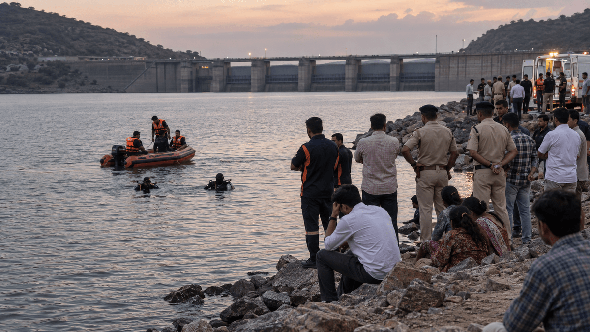 Tragedy at Ashapura Dam in Gondal: 7-Year-Old Boy and Uncle Drown Tragedy at Ashapura Dam in Gondal: 7-Year-Old Boy and Uncle Drown