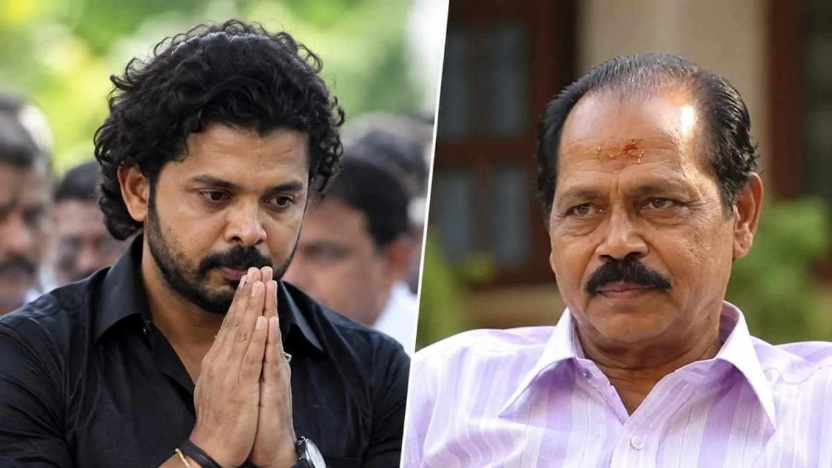 S Sreesanth’s Father V Santhakumaran Nair Dies, Final Rites Held S Sreesanth’s Father V Santhakumaran Nair Dies, Final Rites Held