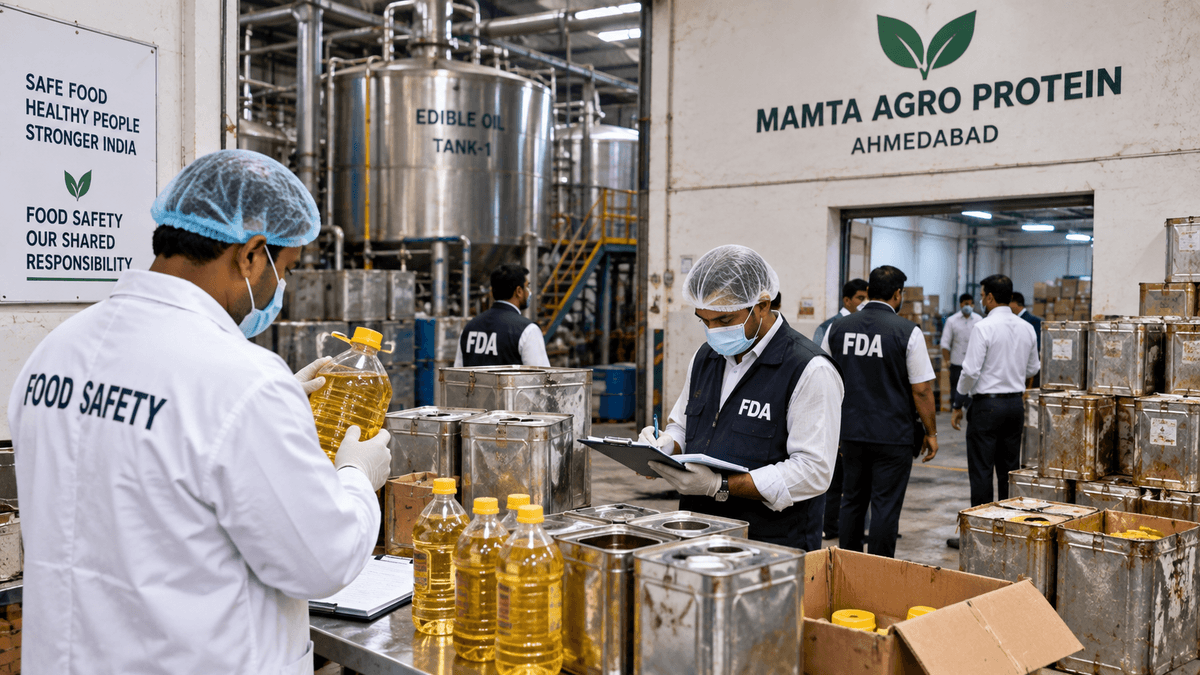 Food Safety Scandal Uncovered at Mamta Agro Protein in Ahmedabad Food Safety Scandal Uncovered at Mamta Agro Protein in Ahmedabad