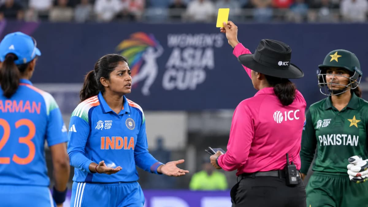 Kranti Gaud Penalized in Women's Asia Cup Final Kranti Gaud Penalized in Women's Asia Cup Final