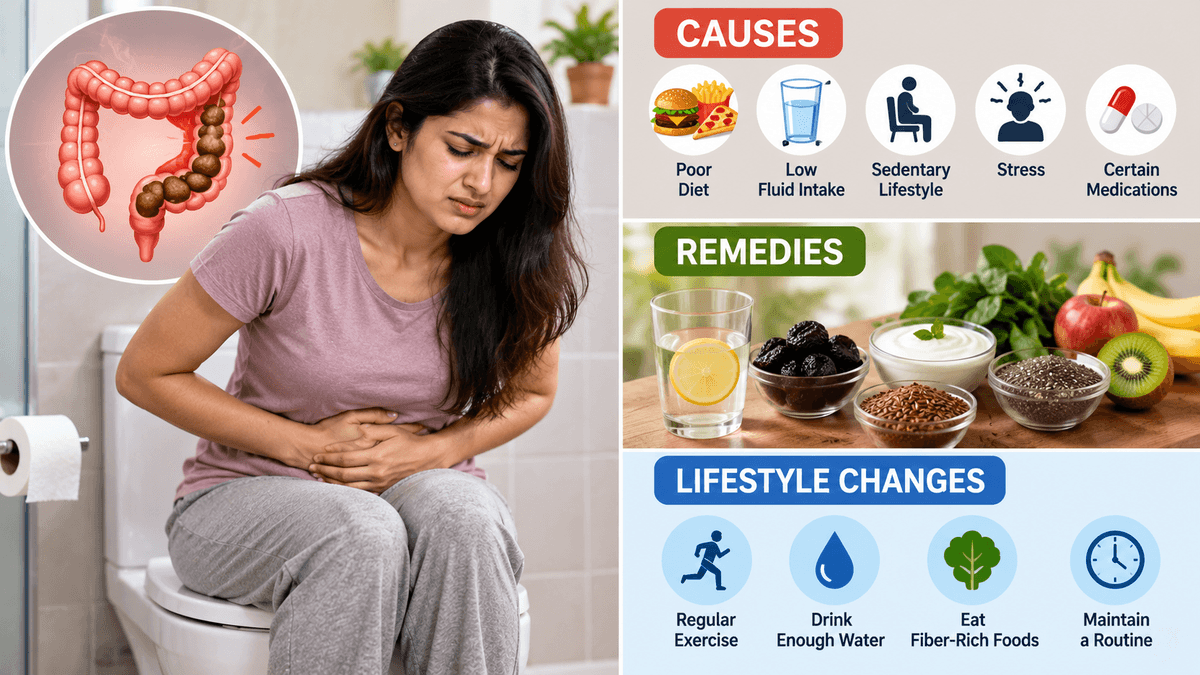 Constipation: Causes, Remedies, and Lifestyle Changes Constipation: Causes, Remedies, and Lifestyle Changes
