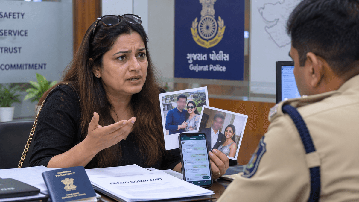NRI Woman Accuses Man of Deceit NRI Woman Accuses Man of Deceit