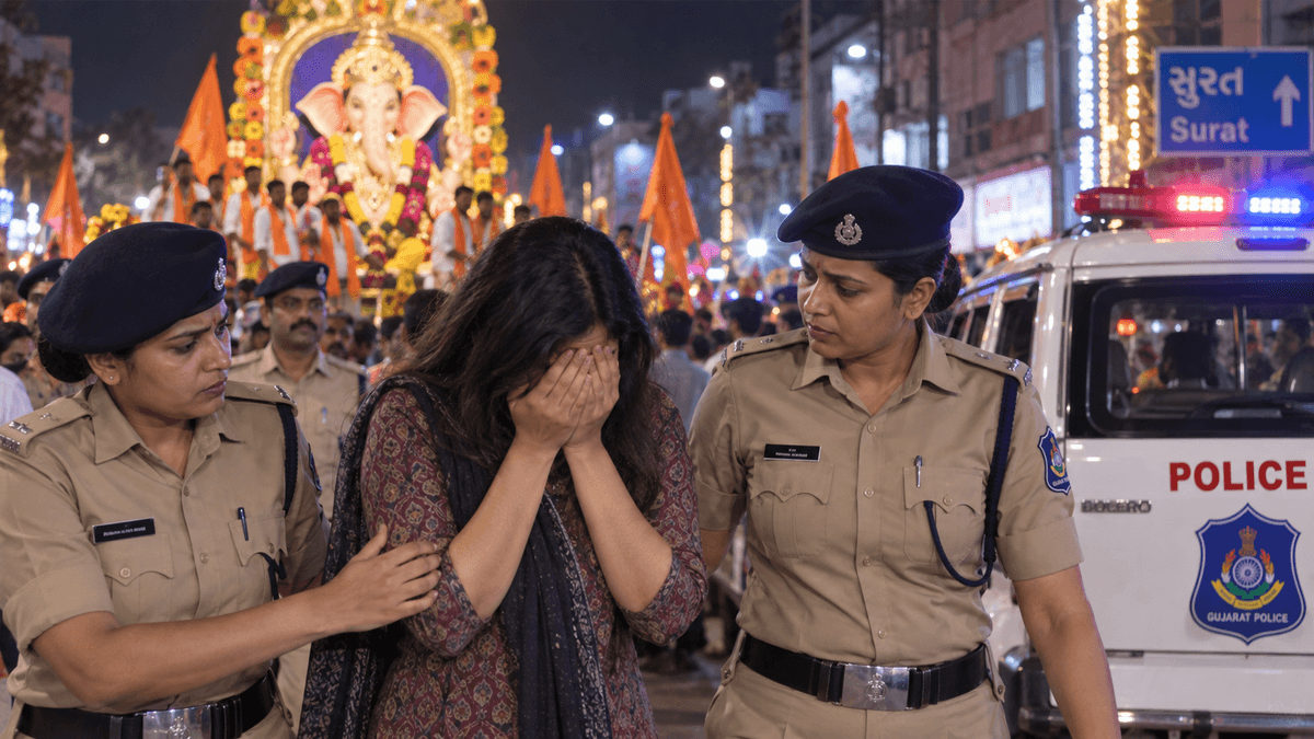 29-Year-Old Woman Molested During Ganesh Agman Procession in Surat 29-Year-Old Woman Molested During Ganesh Agman Procession in Surat