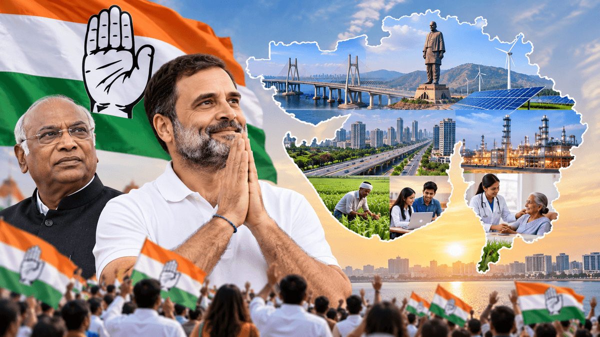 Congress Committed to Transform Gujarat into a Powerful and Progressive State Congress Committed to Transform Gujarat into a Powerful and Progressive State