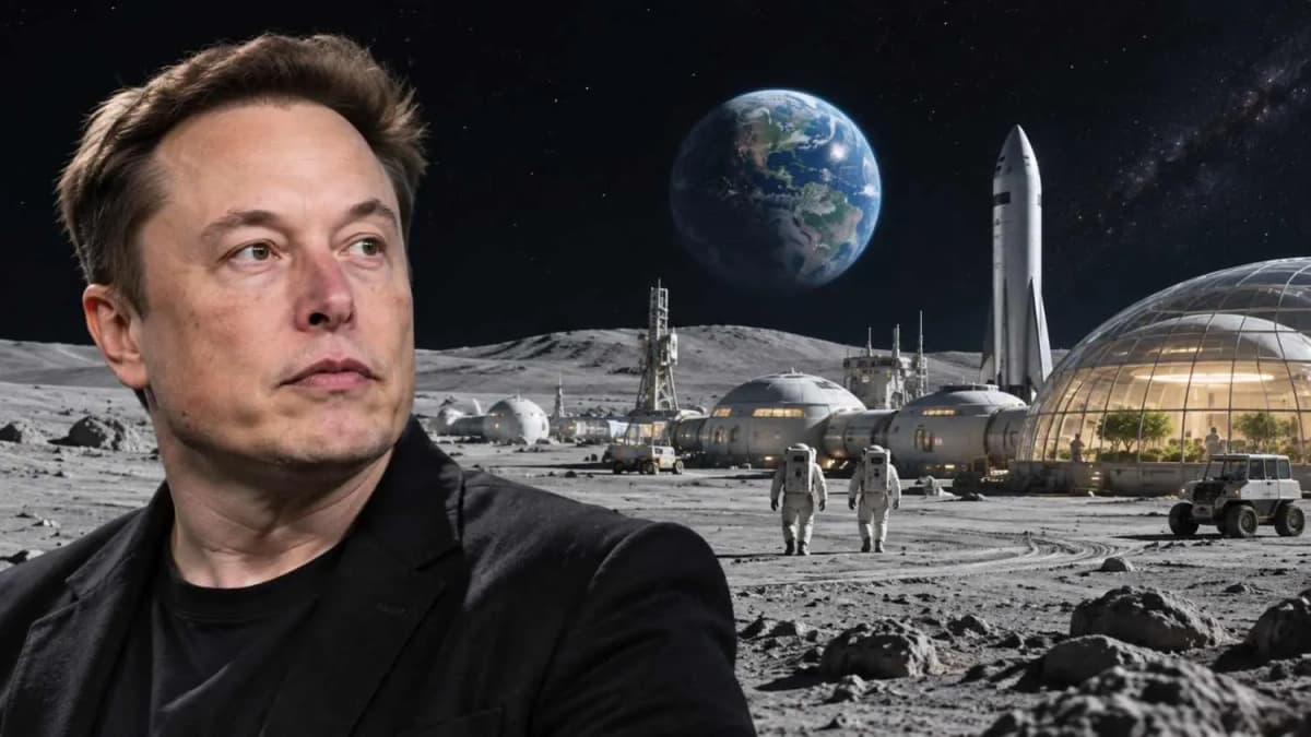 Musk’s Moon City Vision Faces Water Challenge in New Study Musk’s Moon City Vision Faces Water Challenge in New Study