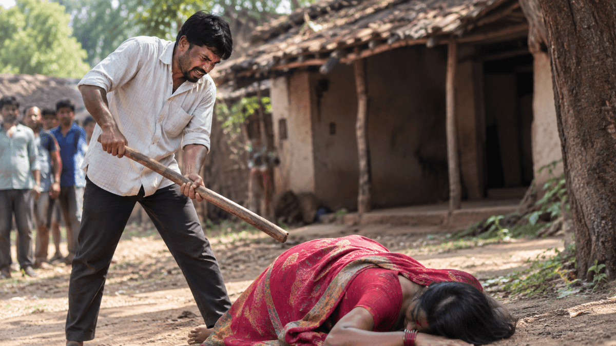 Husband Kills Wife with Stick in Kaprada Village Husband Kills Wife with Stick in Kaprada Village