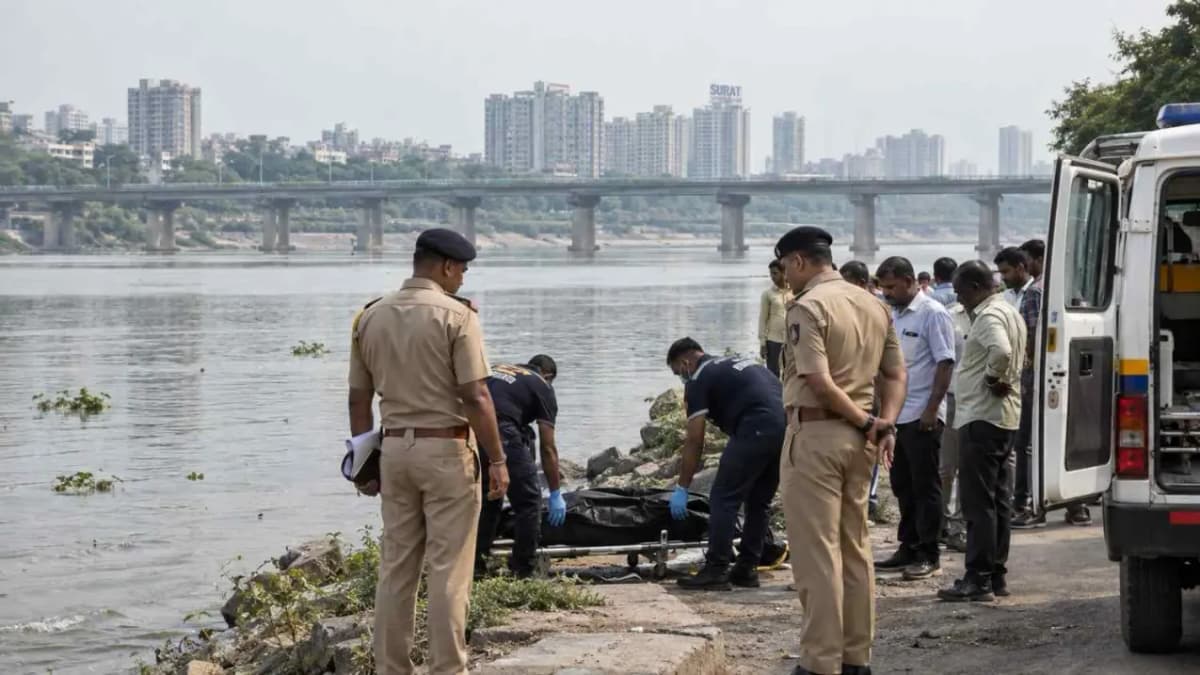 Couple Dies Near Tapi River in Surat, Police Probe Begins Couple Dies Near Tapi River in Surat, Police Probe Begins