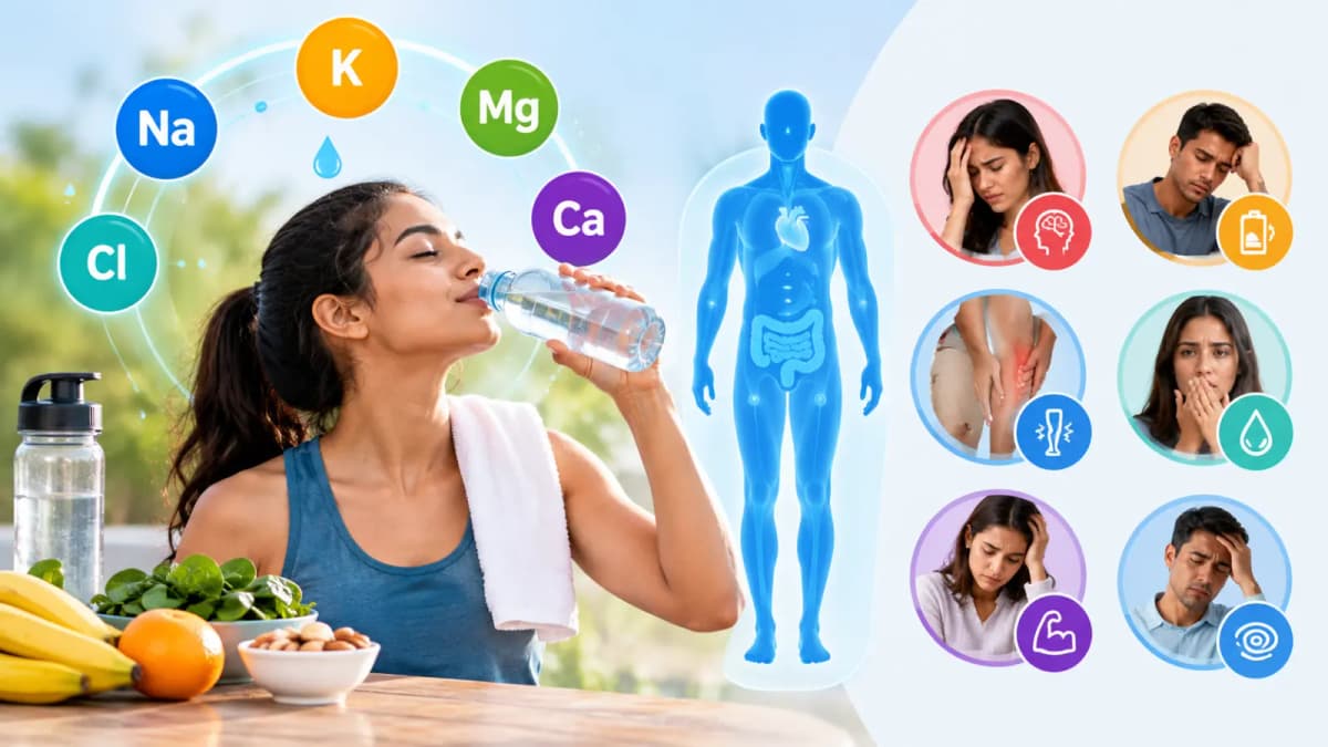 Importance of Electrolytes in the Body and Symptoms of Deficiency Importance of Electrolytes in the Body and Symptoms of Deficiency