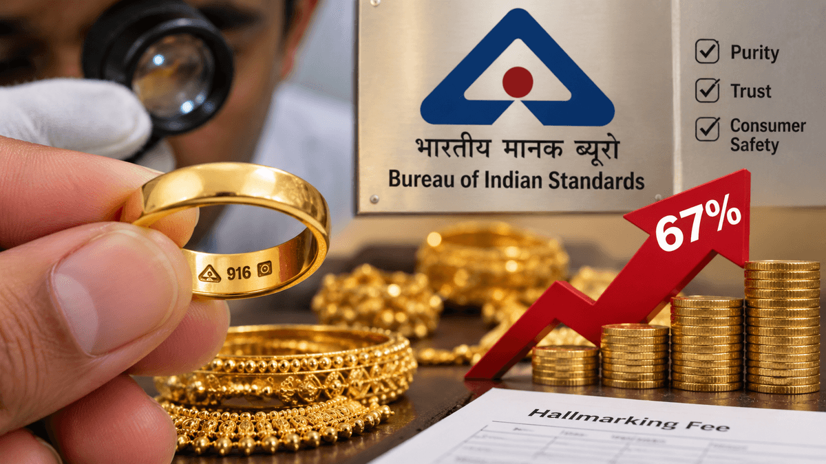 BIS Increases Gold Hallmarking Fee by 67% BIS Increases Gold Hallmarking Fee by 67%