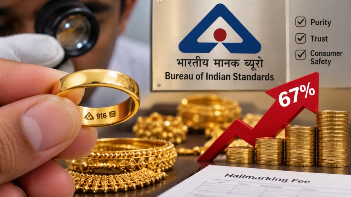 BIS Increases Gold Hallmarking Fee by 67% BIS Increases Gold Hallmarking Fee by 67%