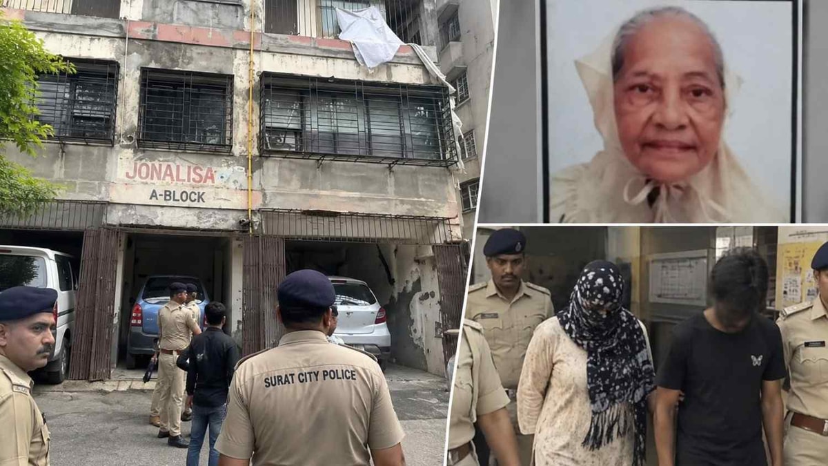 Woman and Juvenile Arrested in Surat Nanpura Elderly Murder Case Woman and Juvenile Arrested in Surat Nanpura Elderly Murder Case
