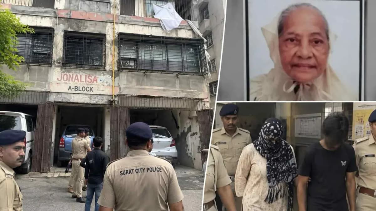 Woman and Juvenile Arrested in Surat Nanpura Elderly Murder Case Woman and Juvenile Arrested in Surat Nanpura Elderly Murder Case
