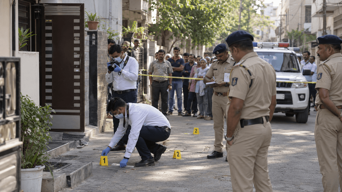Murder of Geetaben Vaja in Rajkot, Police Launch Investigation Murder of Geetaben Vaja in Rajkot, Police Launch Investigation