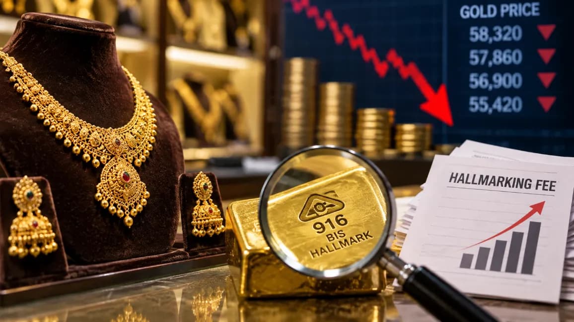Increase in Hallmarking Fee Amid Decline in Gold Prices Increase in Hallmarking Fee Amid Decline in Gold Prices