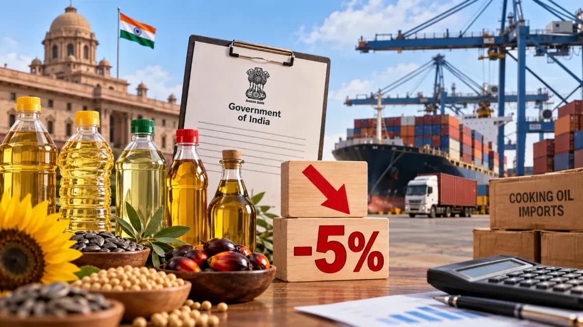 Indian Government Considering 5% Reduction in Cooking Oil Import Duties Indian Government Considering 5% Reduction in Cooking Oil Import Duties