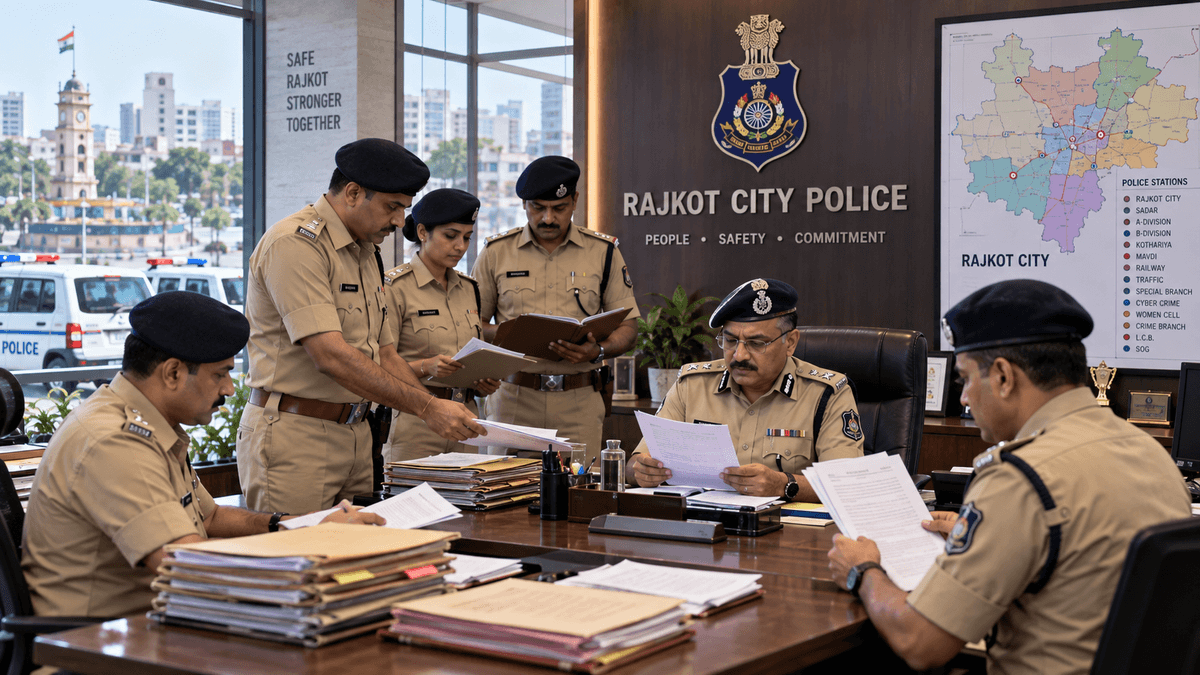 Internal Transfer of 19 Personnel in Rajkot Police Internal Transfer of 19 Personnel in Rajkot Police