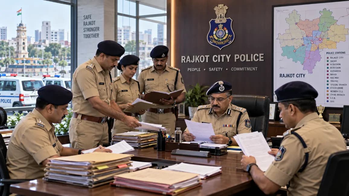 Internal Transfer of 19 Personnel in Rajkot Police Internal Transfer of 19 Personnel in Rajkot Police