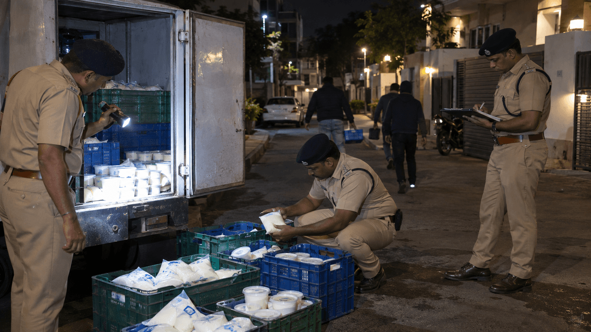 Case of Milk and Yogurt Theft Emerges in Gandhinagar Case of Milk and Yogurt Theft Emerges in Gandhinagar