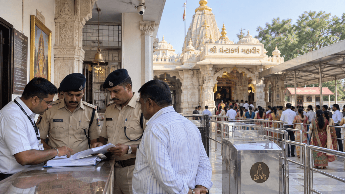 Fraud Case of ₹22 Lakhs at Mahudi Temple Fraud Case of ₹22 Lakhs at Mahudi Temple
