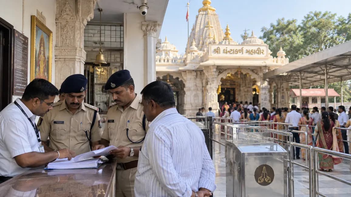 Fraud Case of ₹22 Lakhs at Mahudi Temple Fraud Case of ₹22 Lakhs at Mahudi Temple