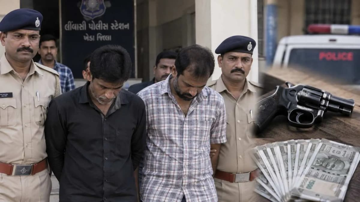 Two Ahmedabad Men Arrested for Extortion by Impersonating Police in Limbasi Two Ahmedabad Men Arrested for Extortion by Impersonating Police in Limbasi