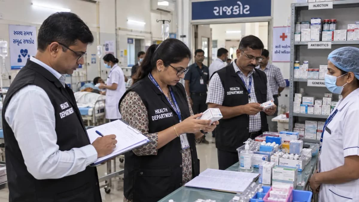 Surprise Inspection Campaign Launched by Health Department in Rajkot Surprise Inspection Campaign Launched by Health Department in Rajkot