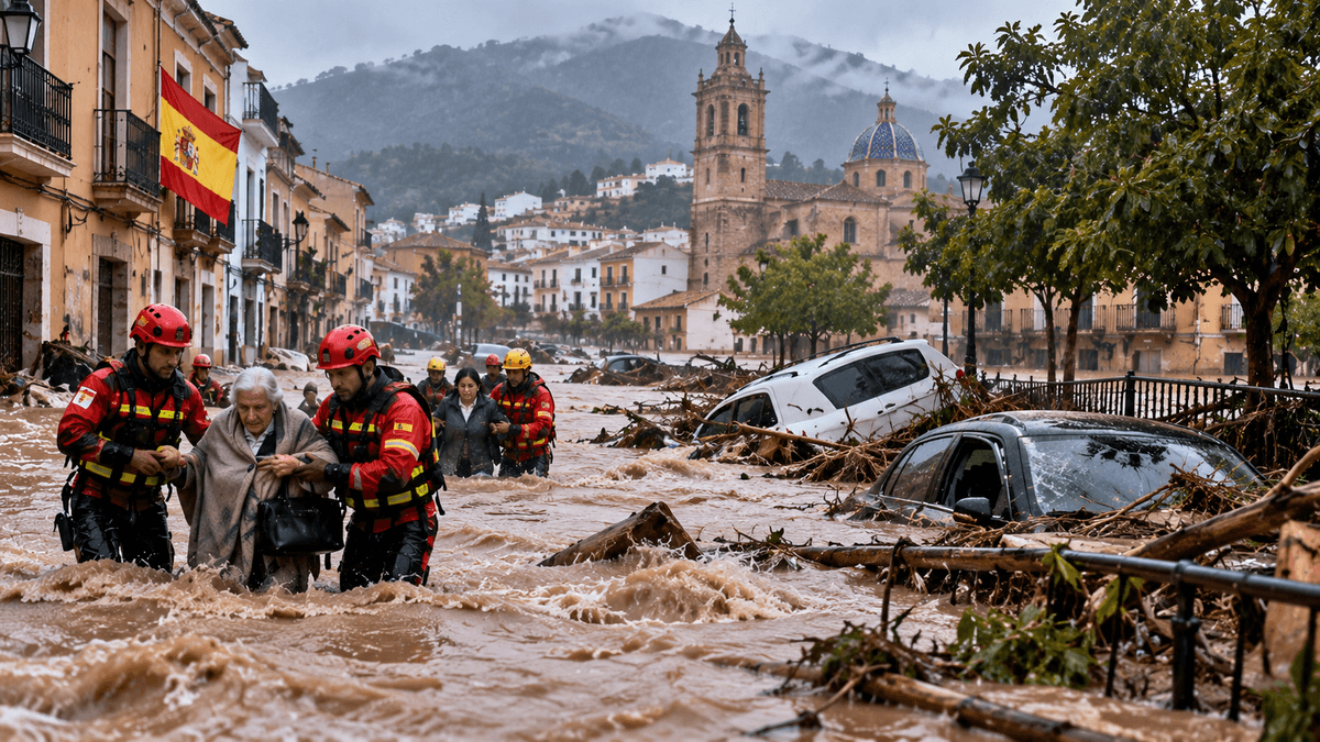 Heavy Rainfall and Flooding Devastate Northeastern Spain Heavy Rainfall and Flooding Devastate Northeastern Spain