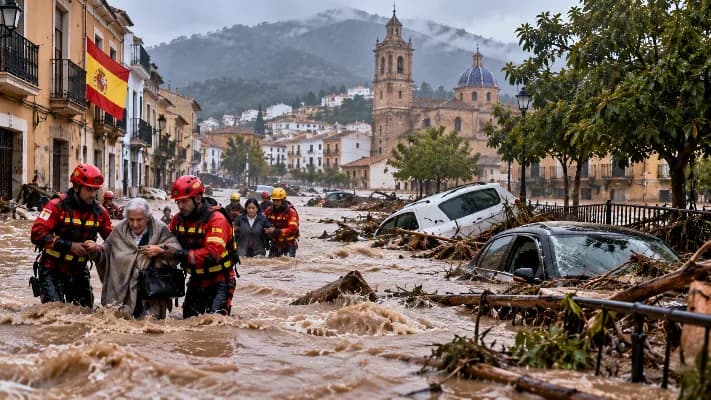 Heavy Rainfall and Flooding Devastate Northeastern Spain Heavy Rainfall and Flooding Devastate Northeastern Spain