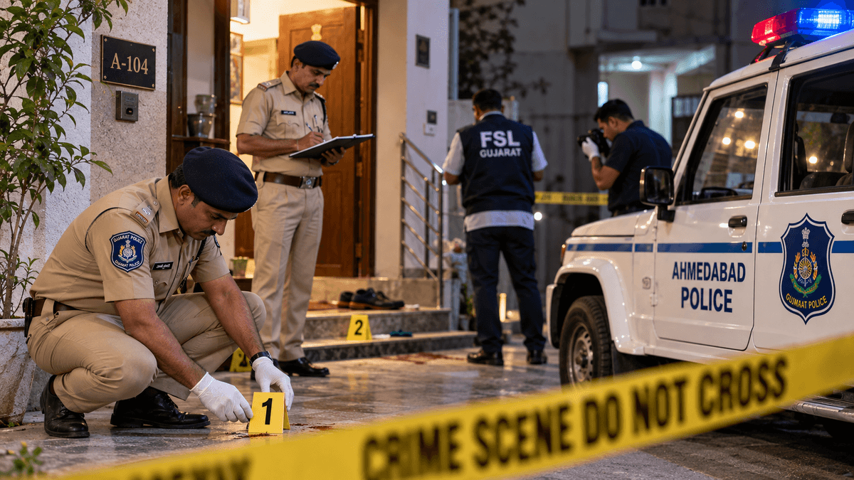 Brother Kills Brother in Ahmedabad, Police Intensifies Investigation Brother Kills Brother in Ahmedabad, Police Intensifies Investigation