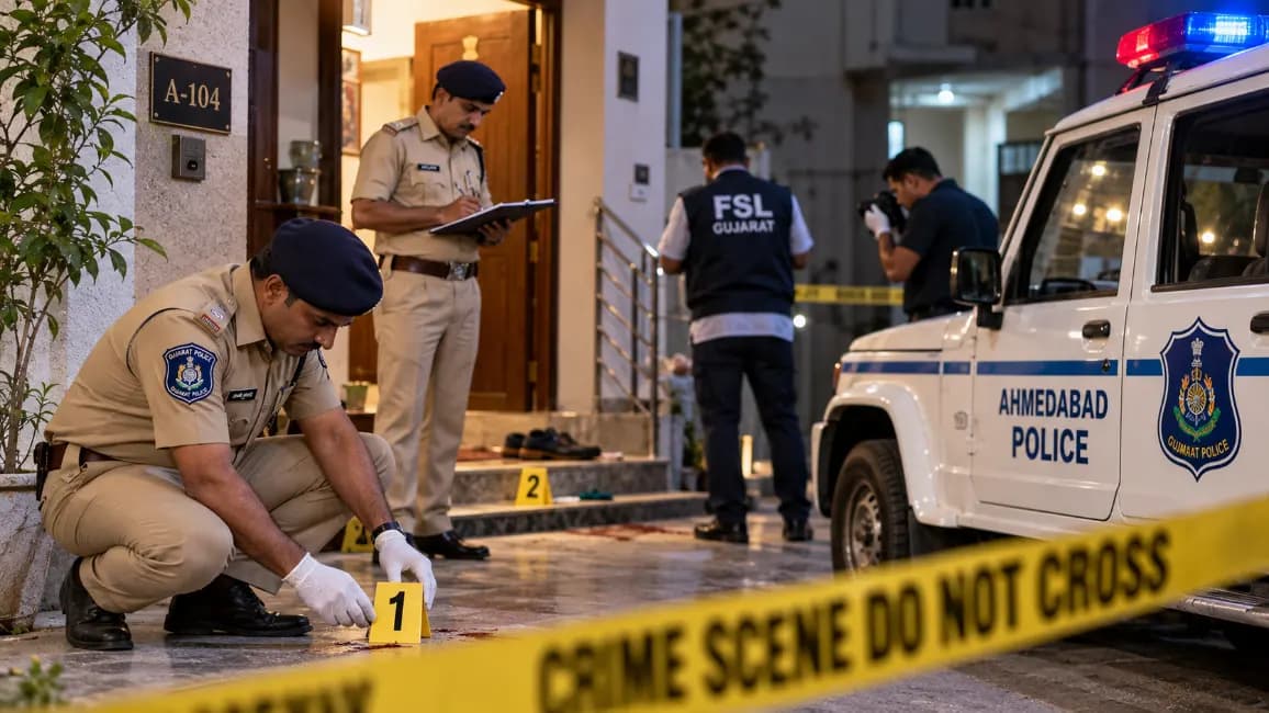 Brother Kills Brother in Ahmedabad, Police Intensifies Investigation Brother Kills Brother in Ahmedabad, Police Intensifies Investigation
