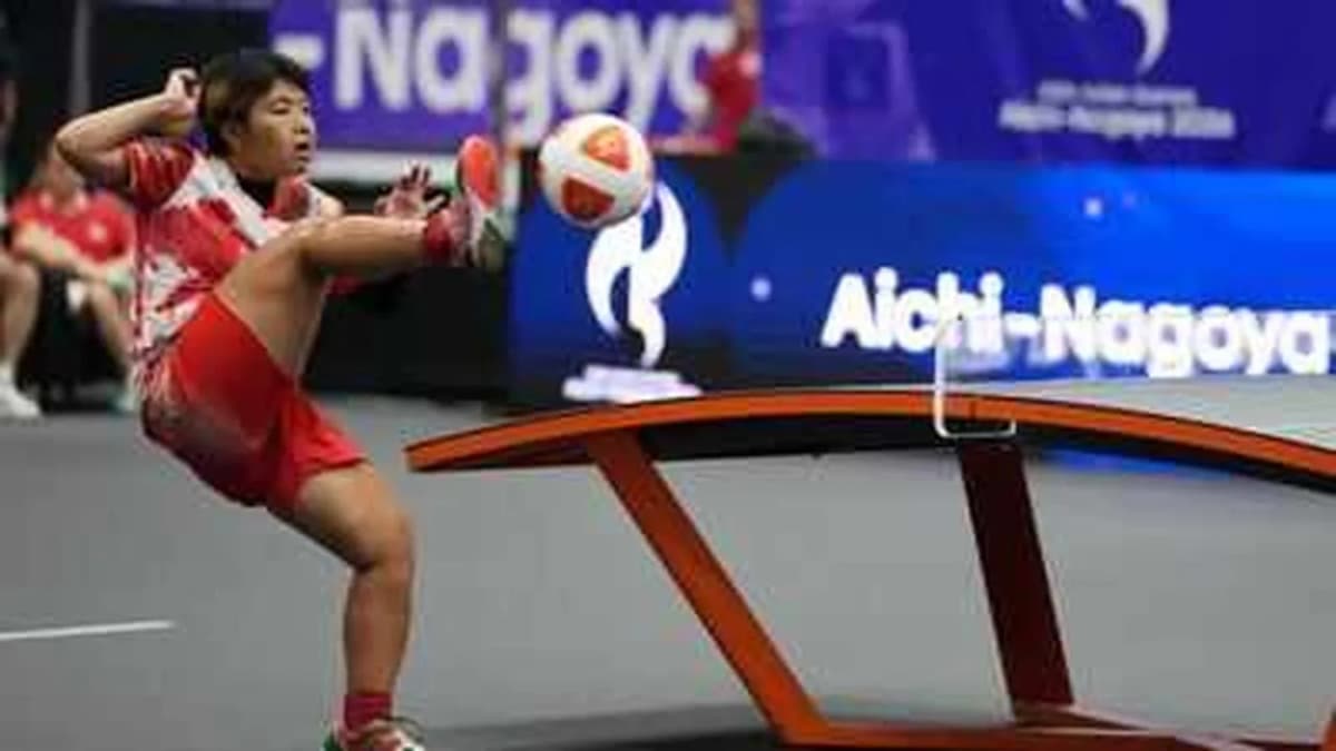 Quimcy Dsouza Reaches Semifinals in Teqball at Asian Games Quimcy Dsouza Reaches Semifinals in Teqball at Asian Games
