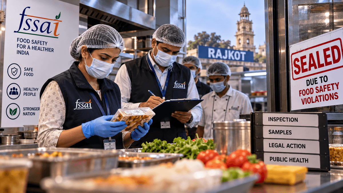 Strict Actions by Authorities for Food Safety in Rajkot Strict Actions by Authorities for Food Safety in Rajkot