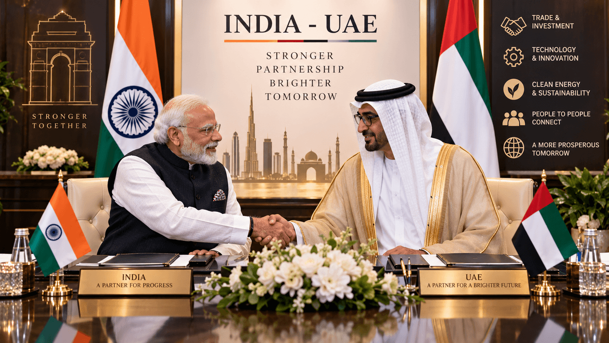 New Dialogue to Enhance Cooperation Between India and UAE New Dialogue to Enhance Cooperation Between India and UAE