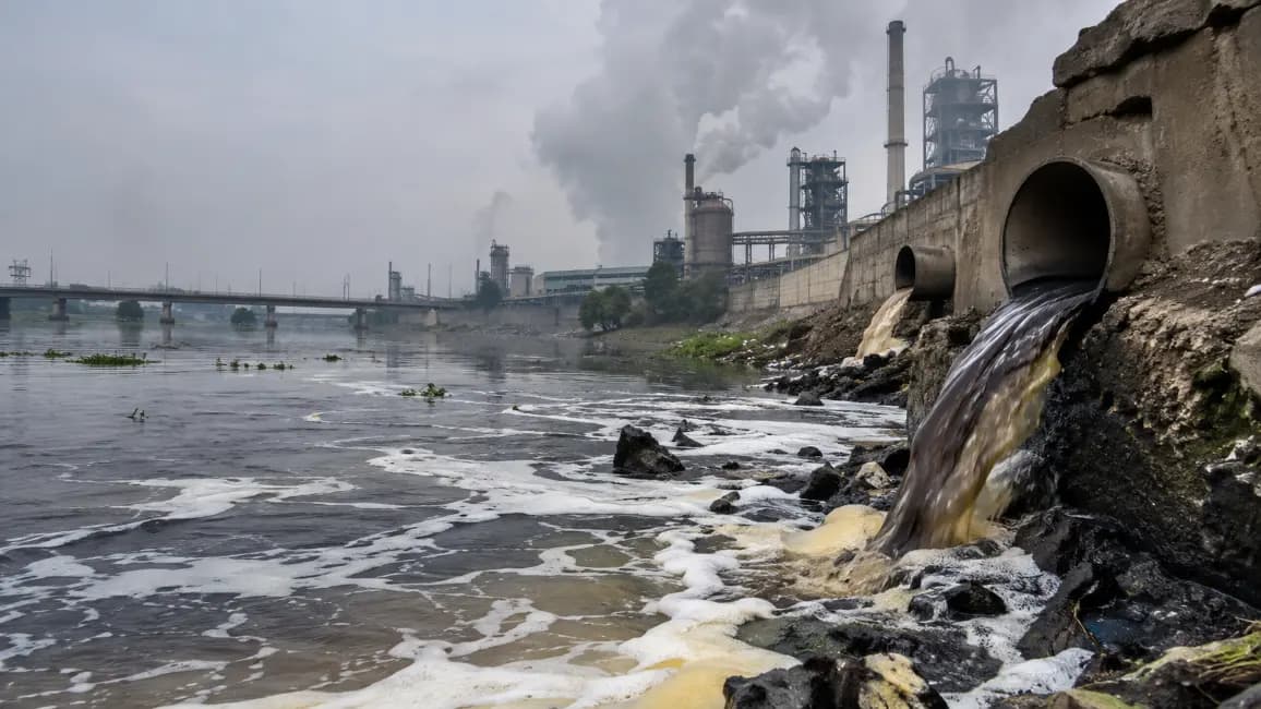 Serious Issue of Chemical Waste Discharge in Vishwamitri River Serious Issue of Chemical Waste Discharge in Vishwamitri River