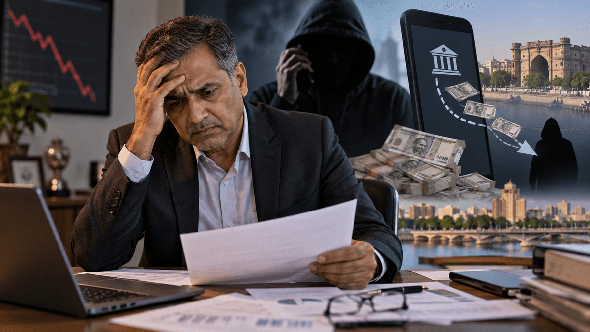 48-Year-Old Businessman Defrauded of Rs 6 Crore in Ahmedabad 48-Year-Old Businessman Defrauded of Rs 6 Crore in Ahmedabad