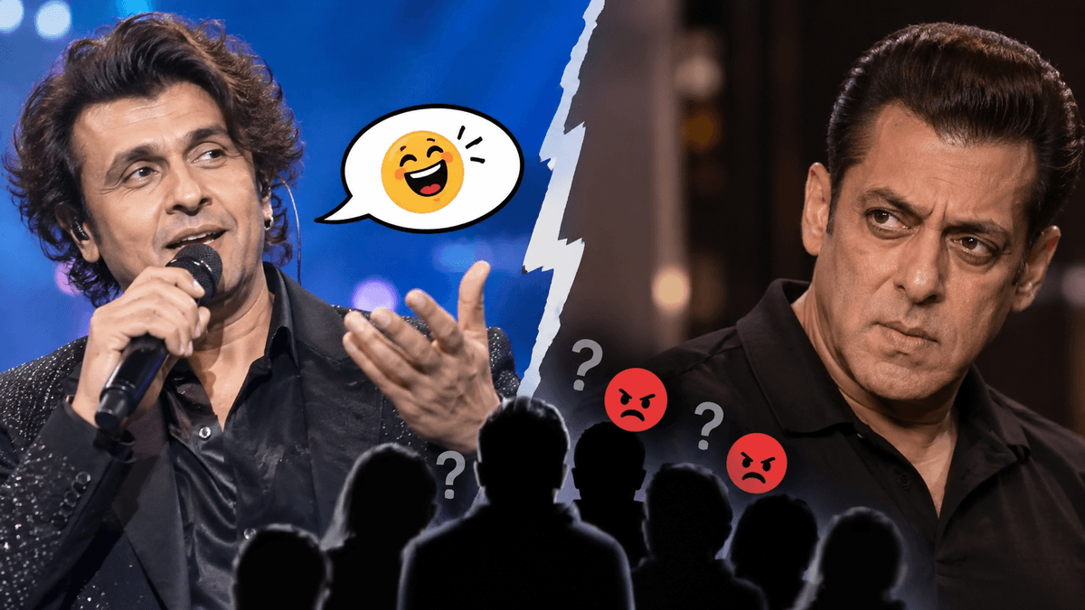 Sonu Nigam's Joke on Salman Khan Sparks Controversy Sonu Nigam's Joke on Salman Khan Sparks Controversy